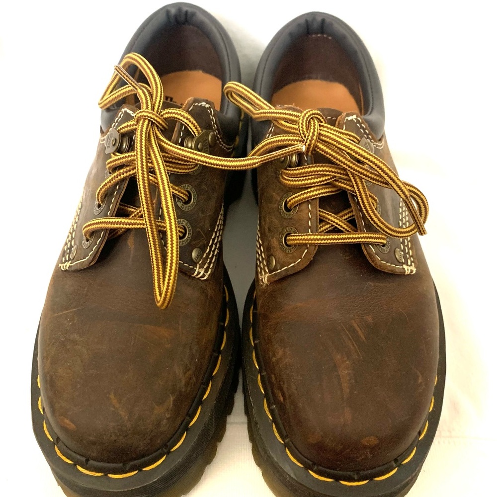 Dr. Martens Brown Leather Shoes - Picture 3 of 5